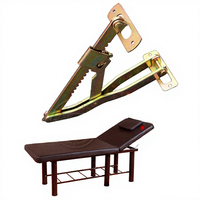 Charnière réglable à cliquet pour appui-tête de lit relevable C44, utilisable comme charnière de verrouillage pour bureau de dessin, atelier, cuisine