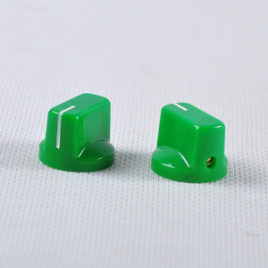 Bouton de <span class=keywords><strong>volume</strong></span> en plastique vert 19x15mm pour amplificateur de guitare à tube DIY, audio HIFI - Product Image 1