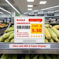 Zhsunyco SE0420B1 Etiqueta Electrónica de Precio (ESL) Ultra Delgada de 4.2'' con NFC, ABS, Alimentada por Batería, para Boutique Minorista
