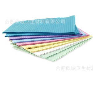 Disposable colored dental pads, bibs, tattoo/permanent makeup cleaning mats, <b>tablecloths</b>, nail mats, paper-coated, customizable. - Product Image 4