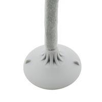 Nouveaux jouets pour chats de luxe écologiques en plumes, 2-en-1, avec design oscillant pour fenêtre, emballage en boîte colorée, prend en charge l'OEM, jouets à ventouse pour chats