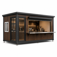 Cabine préfabriquée en conteneur pour poste de garde, guichet de billetterie et petit magasin de détail