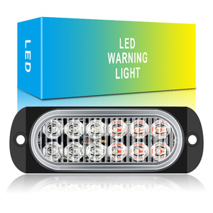Yosovlamp Car LED luces laterales 12LED luces de advertencia intermitentes 12-24V luces de advertencia específicas para camiones - Product Image 2