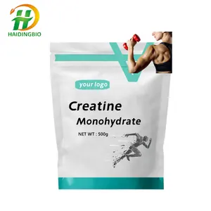 Pó de proteína monohidratante de creatina orgânica 100% puro para força muscular