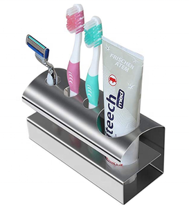 Accessori Organizer slot per cartoni animati supporto per dentifricio supporto per spazzolino da denti per bambini in <span class=keywords><strong>acciaio</strong></span> inossidabile - Product Image 1