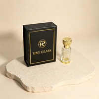 Boîte d'emballage de parfum noir et or en gros, boîte cadeau magnétique personnalisée avec logo pour flacons d'huile essentielle d'Attar Oud Arabe