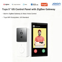 Tuya 5 US Akıllı Kontrol Paneli, Zigbee Hub Sesli Kontrol ve Akıllı Sahne Otomasyonu ile