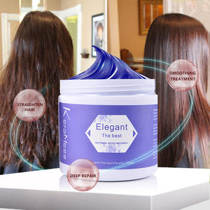 Traitement capillaire lissant à la kératine brésilienne sans fumée sans odeur traitement à la kératine sans formaldéhyde pour tous les types de cheveux - Product Image 5