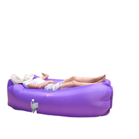 Canapé et chaise longue gonflables pliables, fauteuil portable en PVC pour le camping, la plage, la randonnée et les pique-niques