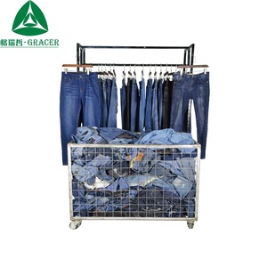 Vêtements <span class=keywords><strong>d</strong></span>'<span class=keywords><strong>occasion</strong></span> en balles <span class=keywords><strong>cor</strong></span>ée Hommes Jeans Pantalons vêtements de seconde main en conteneur - Product Image 4