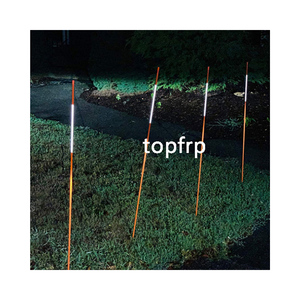 Marqueur de neige en fibre de verre réfléchissant durable Piquets en plastique Frp Marqueur d'allée en fibre de verre - Product Image 1