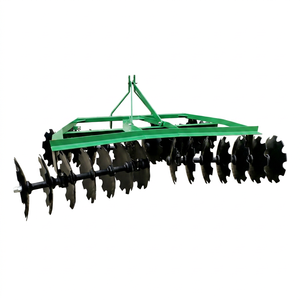Herse à disques hydraulique lourde à 24 disques, montée sur tracteur, pour la préparation du sol agricole, équipement agricole, moteur à essence haute performance - Product Image 1