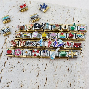 Nouvelle série de bracelets modulaires de style italien, base en or ou en argent aléatoire, chaîne d'assemblage personnalisée - Product Image 4