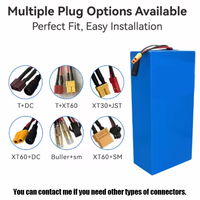 Batterie lithium-ion rechargeable OEM en gros 48V 20Ah 30Ah 40Ah 50Ah avec BMS intelligent pour trottinette électrique et vélo électrique