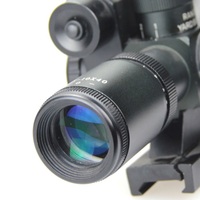 Lunette de visée tactique éclairée rouge et vert 2.5-10x40 avec viseur laser vert