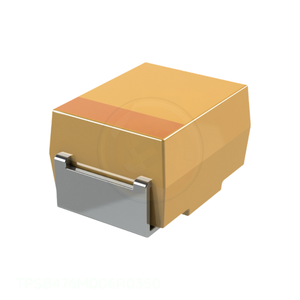 공식 유통업체 표면 실장형 CAP TANT 47UF 20% 6.3V 1411 1411 (3528 메트릭) 1210 <span class=keywords><strong>TPSB476M006R0350</strong></span> 47 uF 커패시터 - Product Image 1