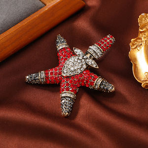 <strong>ments</strong> new high-end mens Christmas brooch accessories, featuring a full-diamond <strong>Santa</strong> Claus suit and retro pins - Product Image 4