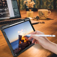 Tablette portable personnalisée de 11 pouces Housse rigide en PC avec support invisible Étui de protection en silicone à l'arrière en plastique pour iPad Air 11
