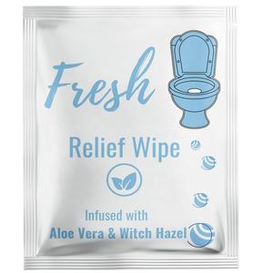 Toallitas desechables con impresión personalizada, toallitas para aliviar la irritación, Aloe, avellanado, bruja - Product Image 2