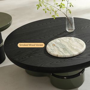 Mesa de <span class=keywords><strong>Centro</strong></span> Redonda de Diseño de Alta Gama, Juego de Mesa de <span class=keywords><strong>Centro</strong></span> de Piedra de Lujo Creativo, Mesa de <span class=keywords><strong>Centro</strong></span> Moderna para Sala de Estar - Product Image 5