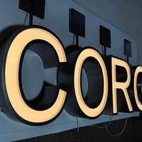 Lettres LED 3D personnalisées en acier inoxydable, étanches IP65, éclairage frontal LED pour la publicité dans les épiceries et les magasins de proximité