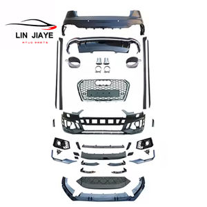 Kit de carrosserie automobile de haute qualité pour <span class=keywords><strong>Audi</strong></span> A4 B9 modifié en pare-chocs avant de style <span class=keywords><strong>RS4</strong></span> avec calandre en matériau PP 2017-2019 - Product Image 5