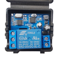 Sakelar Remote Control nirkabel 433 MHz 315 MHz 10A 1CH penerima Relay DC 12V 24V pembelajaran PC untuk lampu Motor gerbang garasi