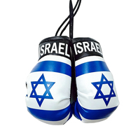 Porte-clés de boxe en PVC et PU, en forme de gants, de sport, pendentif avec impression personnalisée, Souvenirs, expédition depuis la russie
