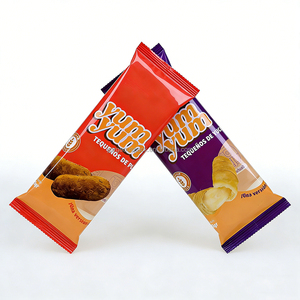 ถุงพลาสติกใสแบบซีลกลางสำหรับบรรจุข้าวโพดคั่ว มันฝรั่งทอดกรอบ พิมพ์ลายได้ตามต้องการ - Product Image 3