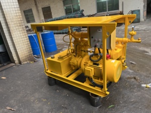 Bomba de Inyección Hidráulica de Alta Presión Kwongyip KY-168-D, Caudal de 280L/MIN, Presión de 2-45BAR, Motor de 18.5KW y 1450RPM para Túneles - Product Image 1