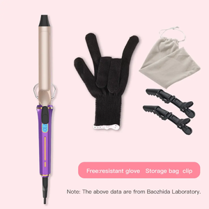 De alta calidad profesional salón infrarrojo cerámica barril tenaza varita LCD de la onda de <span class=keywords><strong>agua</strong></span> rosa púrpura giratorio <span class=keywords><strong>rizador</strong></span> de pelo - Product Image 6