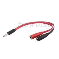3.5 MM Audio Casque Écouteur Splitter Adapte 3.5mm 2 Femelle à 1 Mâle Jack AUX Câble Audio