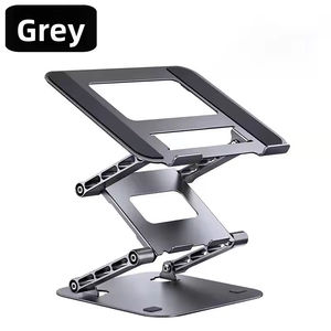 Heightening Heat Dissipation Carbon Steel Three Layer Laptop <b>Tablet</b> <b>Stand</b> Adjustable Foldable Portable Holder - Product Image 4