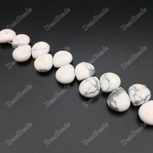 Đá Quý Tự Nhiên Hàng Đầu Khoan Teardrop Lỏng Hạt, <span class=keywords><strong>Agate</strong></span> Howlite Aventurine Turquoise Opalite Giọt Nước Để Làm Dây Chuyền - Product Image 4