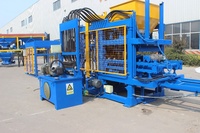 Ligne de production de blocs de pavé hydrauliques automatiques de haute précision contrôlée par PLC, vente directe d'usine Qt6-15, haute sécurité