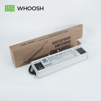 Modul Strip LED WHOOSH IP67 Tahan Air Bersertifikasi PF EMC UKCA CB, Catu Daya Switching 12V 24V 100W 150W 200W 300W 400W