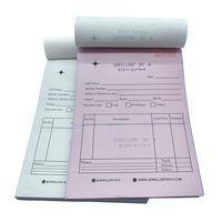 Livres de commandes personnalisés, livre de factures de vente autocopiantes en 2 parties pour les entreprises, livre de reçus avec carton