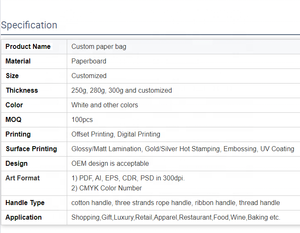 Bolsas de Papel de Lujo Lisas para Transporte, Bolsas de Papel Cuadradas Grandes Negras con Asas para Ropa - Product Image 3