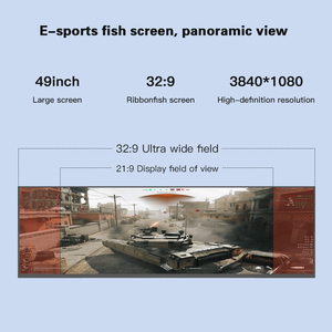 Monitor Curvo para Juegos OEM de 49 Pulgadas y 165Hz |   Pantalla Ancha con Interfaz para Escritorio, Venta al por Mayor de Fábrica - Product Image 4