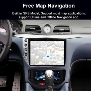 Écran tactile GPS de navigation Android QLED compatible CarPlay 12,1 pouces pour <span class=keywords><strong>Maserati</strong></span> GranTurismo GT GTS <span class=keywords><strong>MC</strong></span> GC 2007-2018, DSP, 128 Go, 1 an - Product Image 3