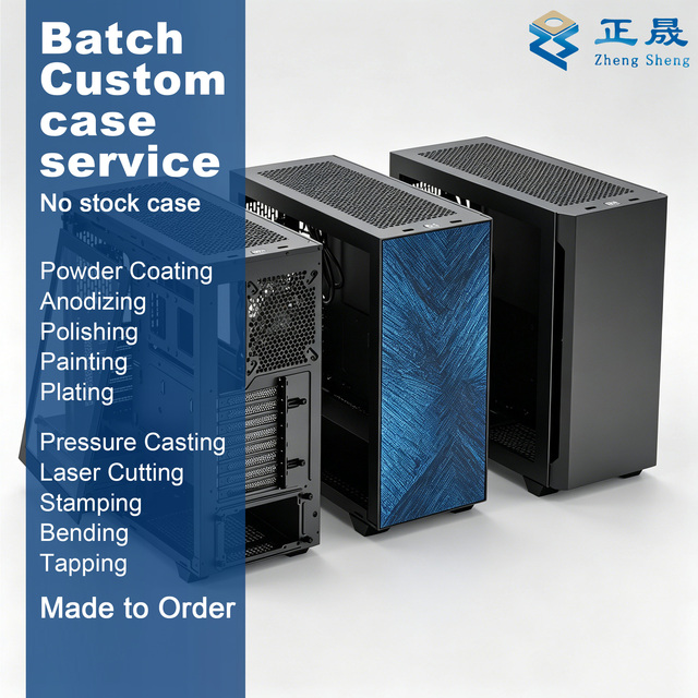 Custom Vertical Server Chassis Low to High Volume OEM ODM Precision Fabrication 3D Modeling Industrial Workstation Enclosure