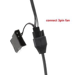 4ピン3ピンケース30CMCPUクーラー4ピンオス-メスアダプターコード4ピンPWMファン電源延長ケーブルの新しい挿入モデル - Product Image 4