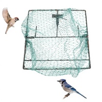 Nouvelles Pièges à Oiseaux Écologiques pour l'Attrape-Vie de Moineaux, Pigeons et Cailles – Cage de Capture en Maille HDPE de 1 mm, Taille 50x60cm, avec Service de Découpe