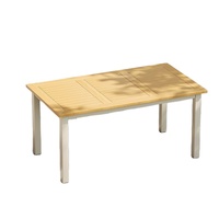 Ensemble de salle à manger en bois moderne, mobilier d'extérieur pour appartement et parc