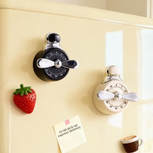 Minuteur chronographe de style pilote en ABS magnétique, pour cuisine, compte à rebours de cuisson, compact, avec alarme - Product Image 2