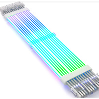 C200EX 24pin 3 * 8pin Pc ARGB Câble Neon Flex LED Support 5v ARGB SYNC PSU Extension Rgb Câble Pc Gpu