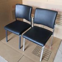 Chaise de bureau moderne en cuir PU, vente en gros Chine, pour conférences, formation du personnel ou ensemble d'étude avec chaise de bureau et bureau.