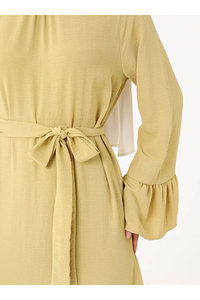 Elegante Vestido Maxi Evase, Estilo Abaya Musulmana, Moda Islámica Modesta, Falda Larga, Diseñador <span class=keywords><strong>de</strong></span> Dubái - Product Image 5