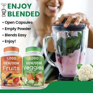 Suplemen Makanan Kesehatan Dewasa Buah Sayuran Vegan Kapsul Dua Lapis <span class=keywords><strong>Multivitamin</strong></span> Suplemen Nutrisi Berbasis Tumbuhan - Product Image 4