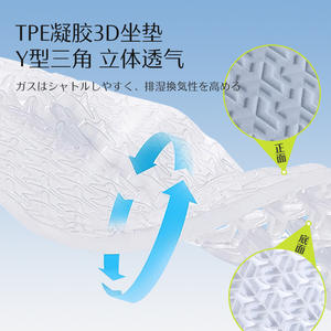 Cojín de Asiento TPE de 40x40 cm con Gel Refrigerante, Cojín para Silla de Oficina, Cojín para Silla de Escritorio, Antideslizante, Transpirable, de Color Sólido - Product Image 5